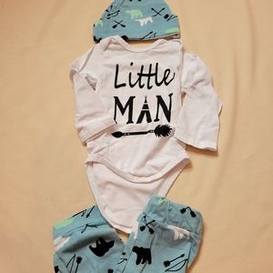 Little man outfit set